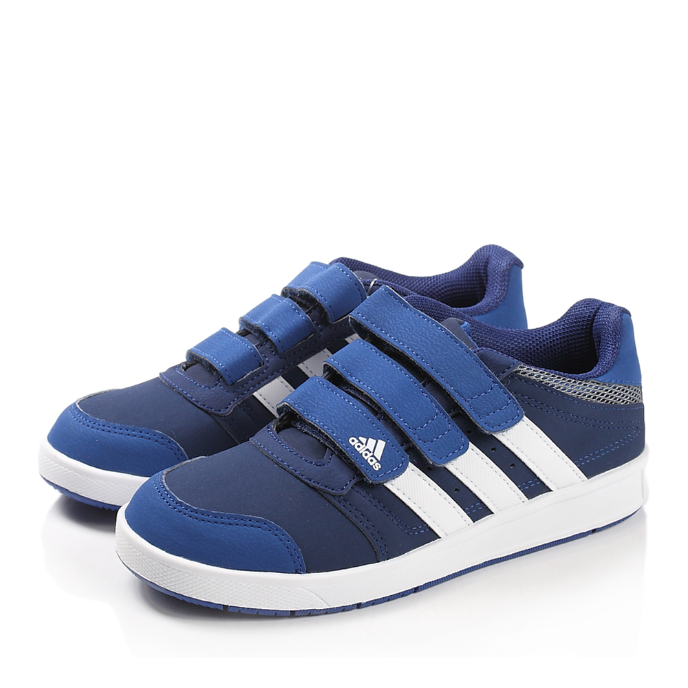 adidas/阿迪达斯童鞋蓝色男小中童舒适板鞋训练鞋 g95905