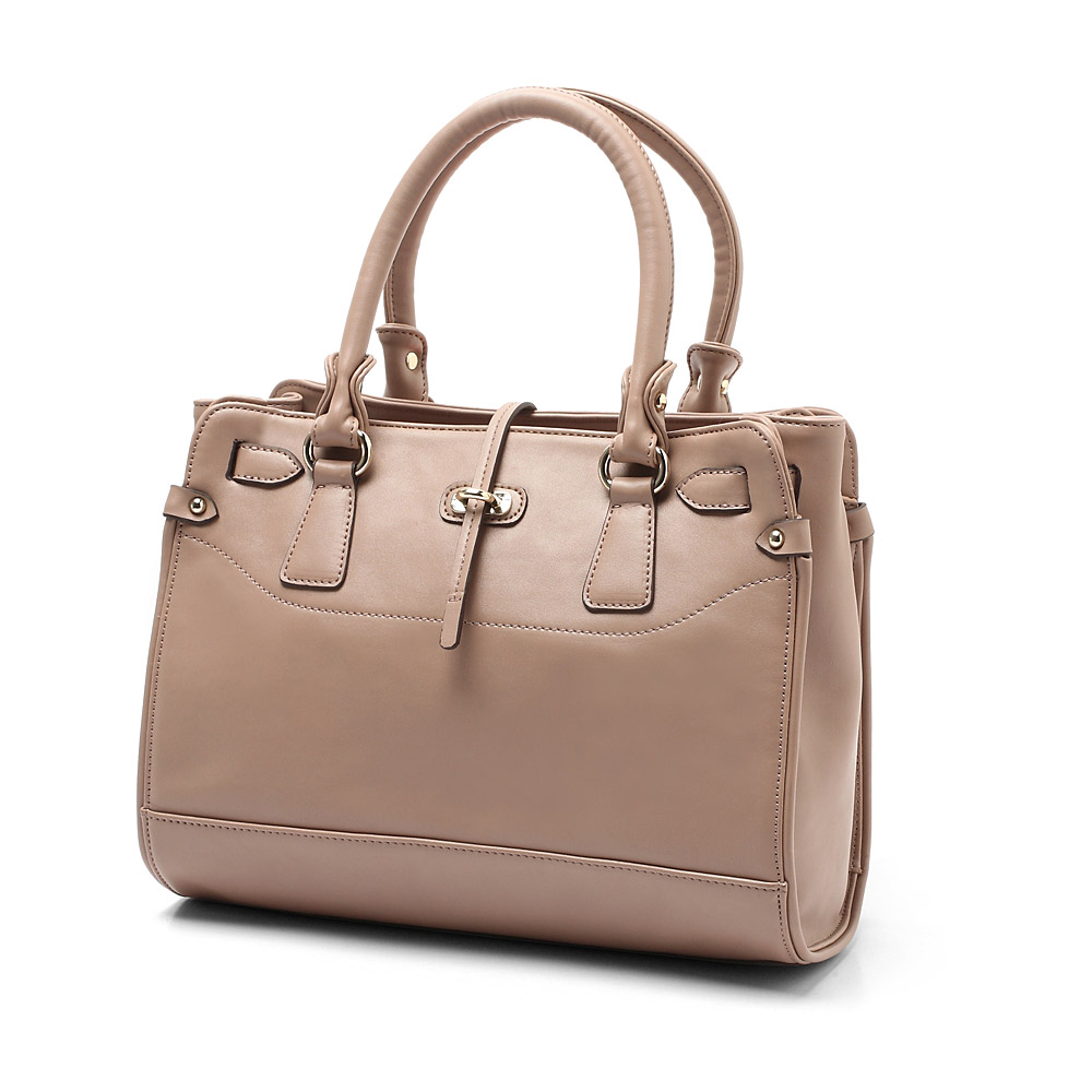 belle/百丽 秋季粉紫色经典款优雅女士单肩包fa820cx2