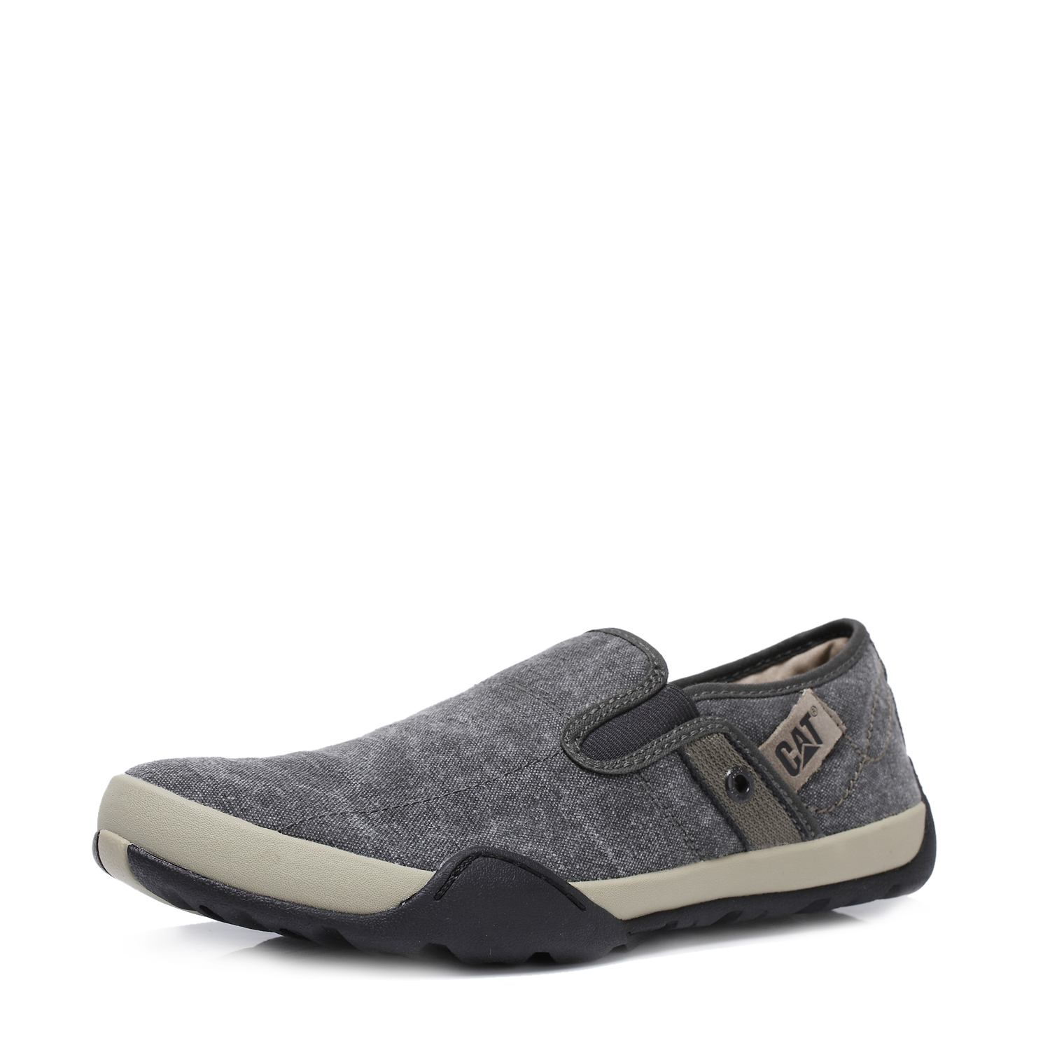 cat/卡特春夏灰色帆布男鞋p711208 耐磨 防滑