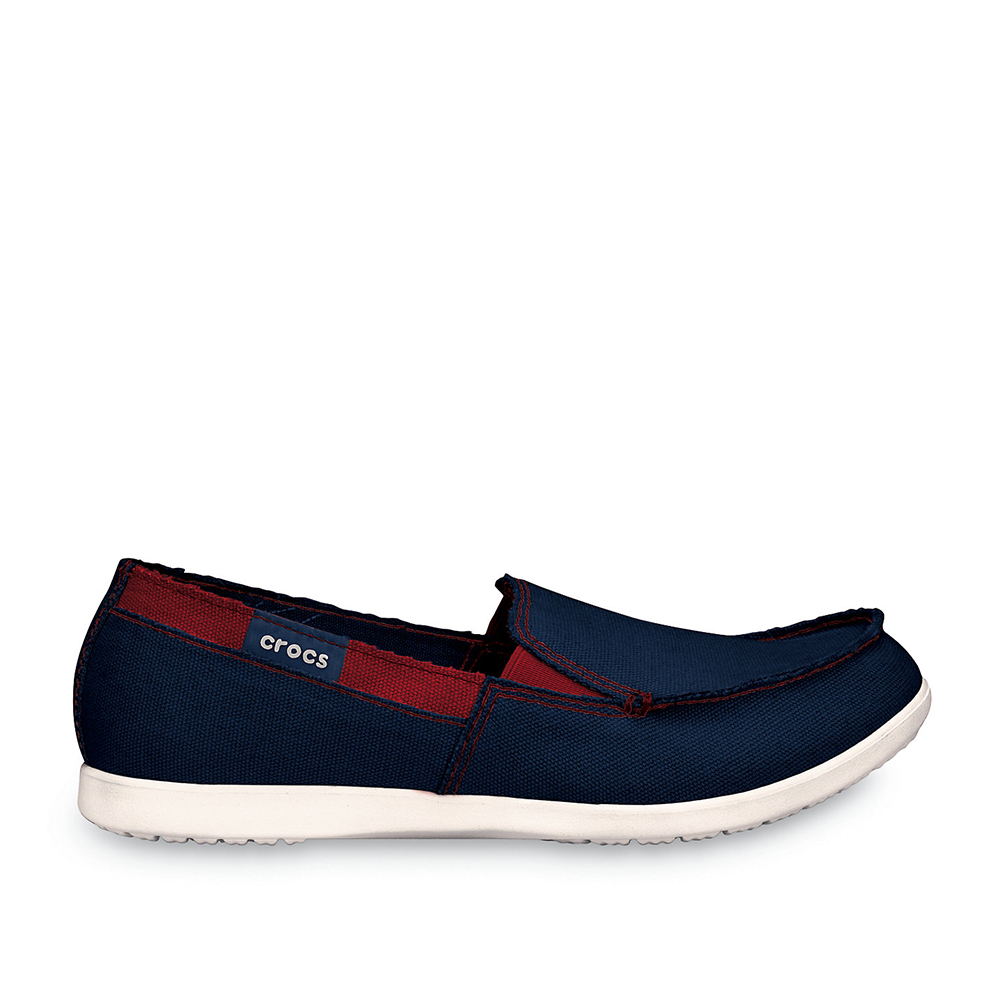 crocs卡骆驰 秋季女士 墨尔本帆布鞋 10745 深蓝牡蛎