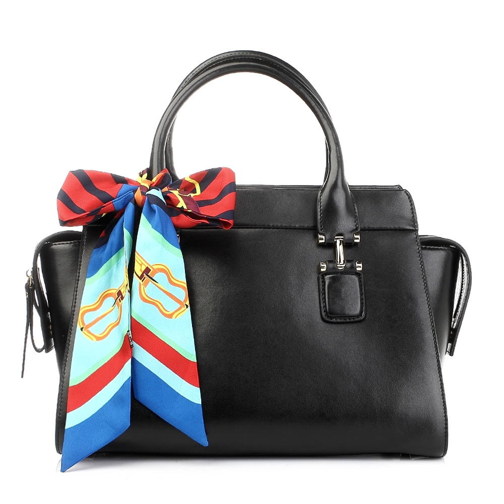 ist belle/百丽箱包黑色牛剖层皮女包0134ldx5