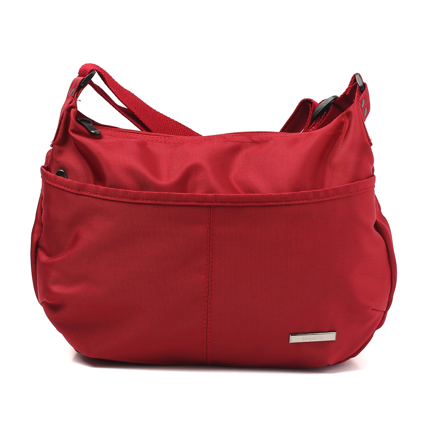 teenmix/天美意秋季红色尼龙肩挎包61264cx0