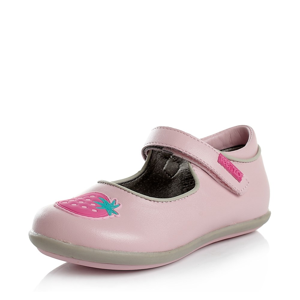teenmix/天美意童鞋春秋季超纤皮粉色女小童皮鞋浅口鞋92716