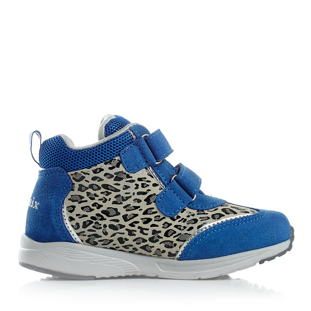 teenmix/天美意童鞋春秋季反毛皮蓝色女小童皮鞋满帮鞋灯鞋92696